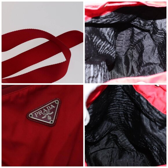 PRADA Backpack Nylon Red Auth ar13087 - Picture 15 of 16